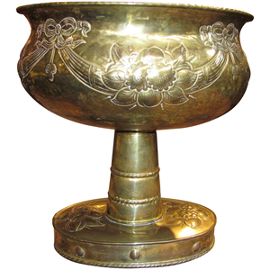 Refroidisseur de vin en laiton Refroidisseur de vin polonais en laiton fini de forme ronde - Product Image 1