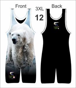 custom sublimated weightlifting uniforms <b>men</b> wrestling <b>singlets</b> - Product Image 1