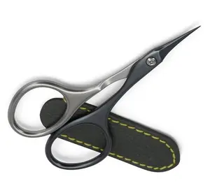 自磨箭头点角质层剪刀钛角质层指甲剪3.5 ”带包装盒个人和美容指甲护理