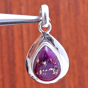 เครื่องประดับจี้พลอยทับทิมสีเงินสเตอร์ลิง925ล้วนทำด้วยมือ - Product Image 6