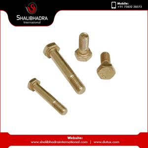 Vis hexagonales en laiton de haute qualité de la marque Shalibhadra, conformes à la norme DIN, finition polie, prix de gros disponible et emballage personnalisé - Product Image 3