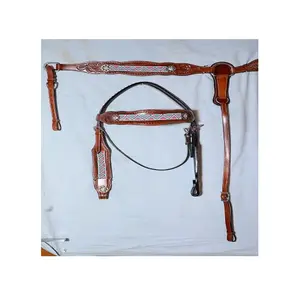 Buy Premium Leather Western Head Stall & Breast Plate For Horse Manufacture in India Best Prices By India Suppliers