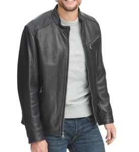 Veste de motard d'hiver pour hommes Vêtements de sport en cuir fabriqués avec un design coupe-vent et une doublure intérieure douce - Product Image 6