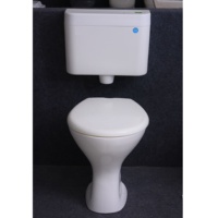WC en céramique de première qualité, WC mural en céramique blanche avec réservoir encastré, First-W02, articles sanitaires
