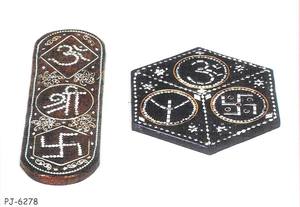 Support de cône de bâton d'encens en bois fait à la main Lac miroir travail attrape-cendres support Agarbatti pour diffuseur de graines parfumées d'arôme de chambre - Product Image 6