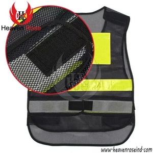 Best Safety Reflective <b>Black</b> Vest Reflective Breathable Safety Vest - Product Image 2