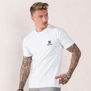 T-Shirt homme blanc uni, bonne qualité, simple, estival, multifonctions - Product Image 3