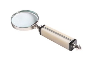 Antieke Bone Handheld Vergrootglas Met 4 Inch Premium Messing Omlijst Vergrootglas Met Handcarved Bone Handvat | Kantoor Ware Deco - Product Image 3