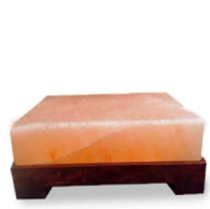 Del Himalaya tablero cuadrado de 8x12 desintoxicación sal lámparas de sal del Himalaya Round Top liso pies de desintoxicación de la lámpara - Product Image 4