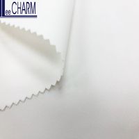 Tela elástica de poliéster para vestido, calidad de Taiwán, Charmeuse