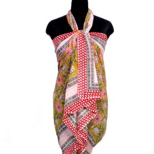 Ropa deportiva de una pieza para mujer de último diseño, pareo envolvente de playa de maternidad, algodón estampado a mano al mejor precio - Product Image 1