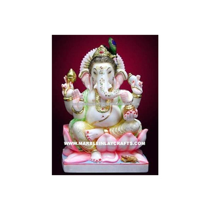 Handcrafted Marble Ganesh Idol - Product Image 1