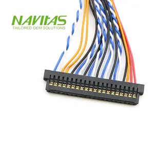 JAE FI-S20S 20 pin Connector LVDS Cable Custom Electrical Cable Assembly