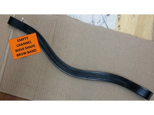 Bande de sourcil de luxe en cuir de canal vide de haute qualité pour SPORTS de plein air équitation - Product Image 2