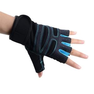 Workout Glove <b>Set</b>, Open Finger, Wrist Support <b>for</b> Men and <b>Women</b>, Textured Non-Slip Grip <b>for</b> Sports, Lifting <b>Weights</b>, Gym Fitness - Product Image 5