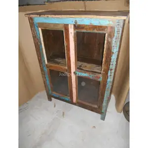 Maßge schneider ter Schrank aus Altholz für das Wohnzimmer, einzigartiger Schrank aus indischem Recycling holz