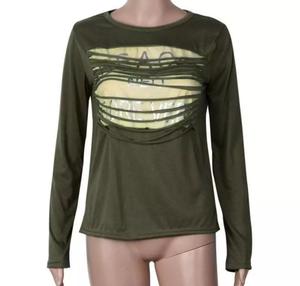 Diseño DE PRIMAVERA/otoño, camisetas de Hip Hop para mujer, camiseta de manga larga a la moda para mujer, colección de camisetas de Bangladesh - Product Image 1