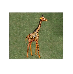 Decoración moderna de escultura artesanal de caballo, adorno de peluche de cuero de caballo de pie para el hogar para Navidad, Halloween, suministro ODM - Product Image 6
