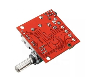 Circuito de Control de Volumen Analógico Taidacent, Amplificador de Audio Estéreo Digital de 12v Mini <span class=keywords><strong>Hi</strong></span>-<span class=keywords><strong>Fi</strong></span> Clase D, Módulo Amplificador Pam8610 2x10w - Product Image 4