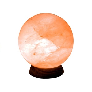 Lampe boule de haute qualité avec la meilleure lampe de sel boule de base en bois dans la meilleure couleur et qualité-Sian Enterprises - Product Image 5