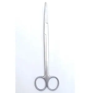 Ciseaux chirurgicaux de tissu de ciseaux acier inoxydable 22.5cm Usage médical ciseaux chirurgicaux incurvés - Product Image 1