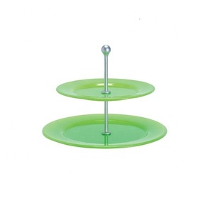 Premium Green Color Customizable Low MOQ Metal <b>Cake</b> <b>Stand</b> Manufacturer Wholesaler Factory Direct <b>Sale</b> - Product Image 1