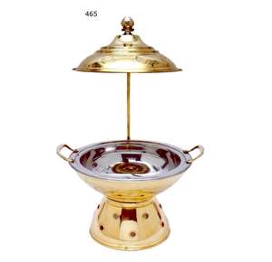 ทรงกลมค้อนการออกแบบการจัดเลี้ยงที่ให้บริการอาหารจาน Chafing สำหรับโรงแรมตารางแวร์ตกแต่งบุฟเฟ่ต์ที่ให้บริการจาน Chafing - Product Image 3