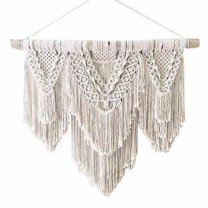 Macramé en coton durable suspendu artisanat écologique caractéristique décorative de jardin décor à la maison avec corde en coton durable - Product Image 3