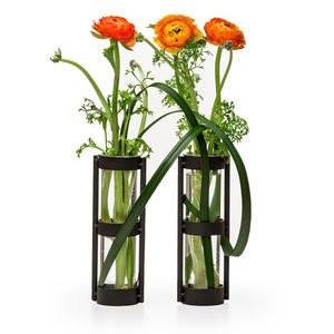 Fer en métal Support En Verre Verre Vases à Cylindre - Product Image 1