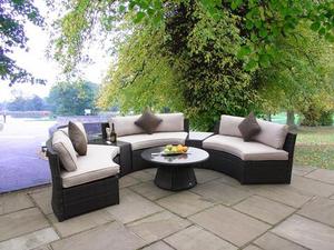 Meuble de jardin en bois massif, canapé de jardin pour la maison - Product Image 3