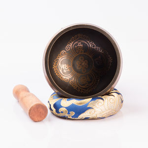 Juego de Cuencos Tibetanos de Bronce Tallados, Cuencos Cantores de Metal para Meditación, Sanación, Zen, Yoga, con Logotipo Budista Grabado Personalizado, Regalos Religiosos - Product Image 5