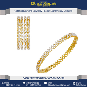 4 pulseras y brazaletes de diamantes de oro amarillo de 18kt - Product Image 4