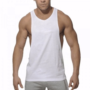 Los hombres del músculo de la parte superior del tanque, gimnasio sin mangas liso camisetas culturismo Fitness - Product Image 3