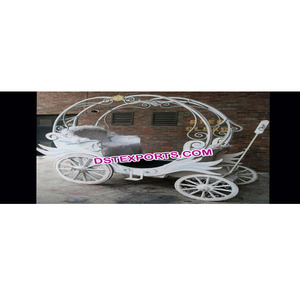 Buggy pequeño para boda, carro de entrada para novia y novio, Doli White, Cenicienta - Product Image 1