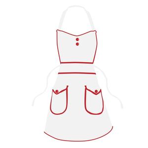 Tablier de cuisine avec fournisseur de tissu à deux poches en Inde - Product Image 3