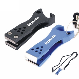 Pinzas de línea de pesca con mosca Nip & Sip negro mate con abrebotellas pinzas de pesca - Product Image 2