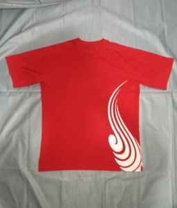 T-shirts d'été personnalisés unisexe Tissu jersey grande taille Polyester blanc avec motif rayé Logo personnalisé Sublimation en vrac pour hommes - Product Image 1