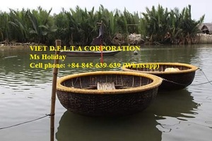 เรือไม้ไผ่ทรงเรือชามไม้ไผ่จากเวียดนาม - Product Image 2