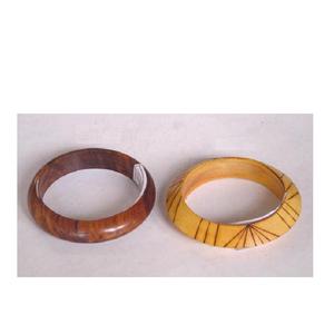 Brazaletes de madera Sheesham y Haldu de alta calidad pulidos para mujeres y niñas artesanías de madera indias hechas a mano - Product Image 6