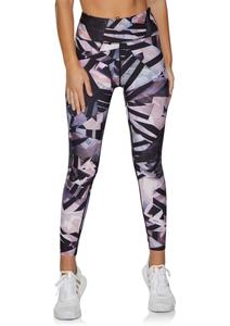 Pantalons de yoga imprimés Squad sans couture pour femmes Pantalons de sport d'exercice minces Leggings de fitness tricotés pour la course à pied - Product Image 5