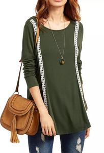 Colección de camisetas de punto informales de manga larga para mujer con estilo personalizado recién llegado de Bangladesh - Product Image 6