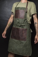 Travail un Utilitaire Barber & Coiffeur Barista Tablier En Toile TRM-0036