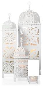 White Moroccan <b>Lantern</b> for Home Office Wedding Decor <b>Other</b> <b>Candle</b> <b>Holders</b> & <b>Candle</b> <b>Jars</b> - Product Image 3