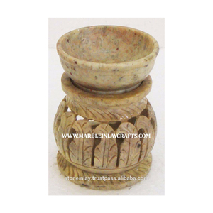 Quemadores de Aceite Aromático Naturales, Quemadores de Aroma de Piedra de Jabón - Product Image 1