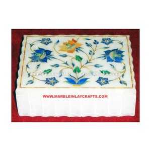 Home Decorative Marble Inlay Jewellery <b>Box</b> - Product Image 1