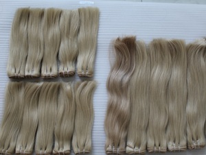 Hermosas extensiones de cabello Remy Rubio vietnamita en máquina Trama doble Varias longitudes de 6 a 30 pulgadas - Product Image 2
