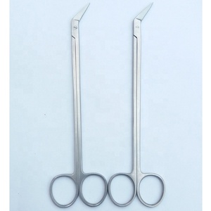Ciseaux chirurgicaux de tissu de ciseaux acier inoxydable 22.5cm Usage médical ciseaux chirurgicaux incurvés - Product Image 6