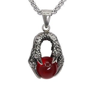 Negro Grande de la garra de águila colgante encanto Collar para hombre chicos - Product Image 1