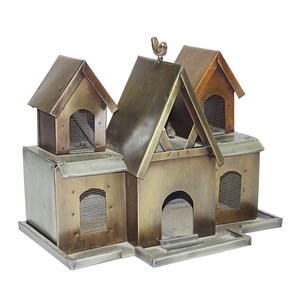 Durable Designer Hut-Shaped Bird House Jardín de lujo decorativo con diseño único para granjas - Product Image 4