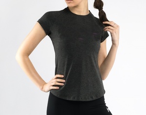 Débardeur décontracté pour femme, coupe ample, 94% rayonne, 6% élasthanne, manches courtes, haut d'été, usage quotidien, col rond décontracté, respirant - Product Image 1
